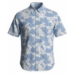 Tommy Bahama The San Lucio Cali blooms mens casual shirt floral blue new size M